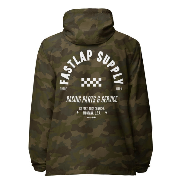 FastLap Supply lightweight zip up windbreaker