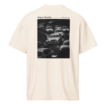 FastLap Supply Midpack in the Rain - Boxy T-Shirt - FastLap Supply