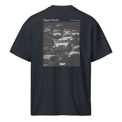 FastLap Supply Midpack in the Rain - boxy tee - FastLap Supply
