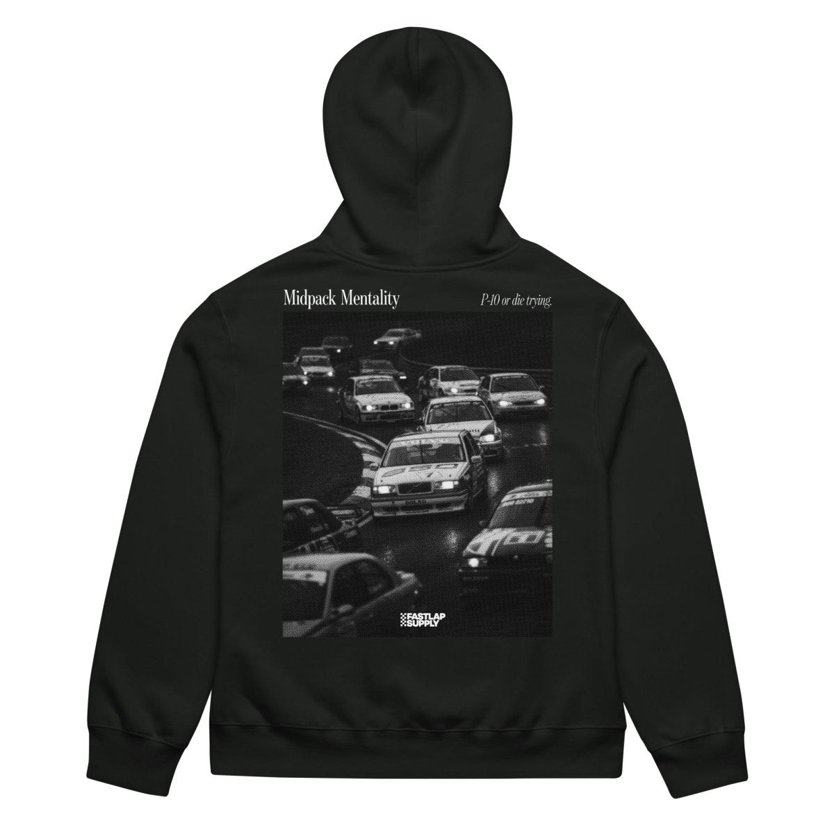 FastLap Supply Midpack in the Rain - Heavyweight Hoodie - FastLap Supply
