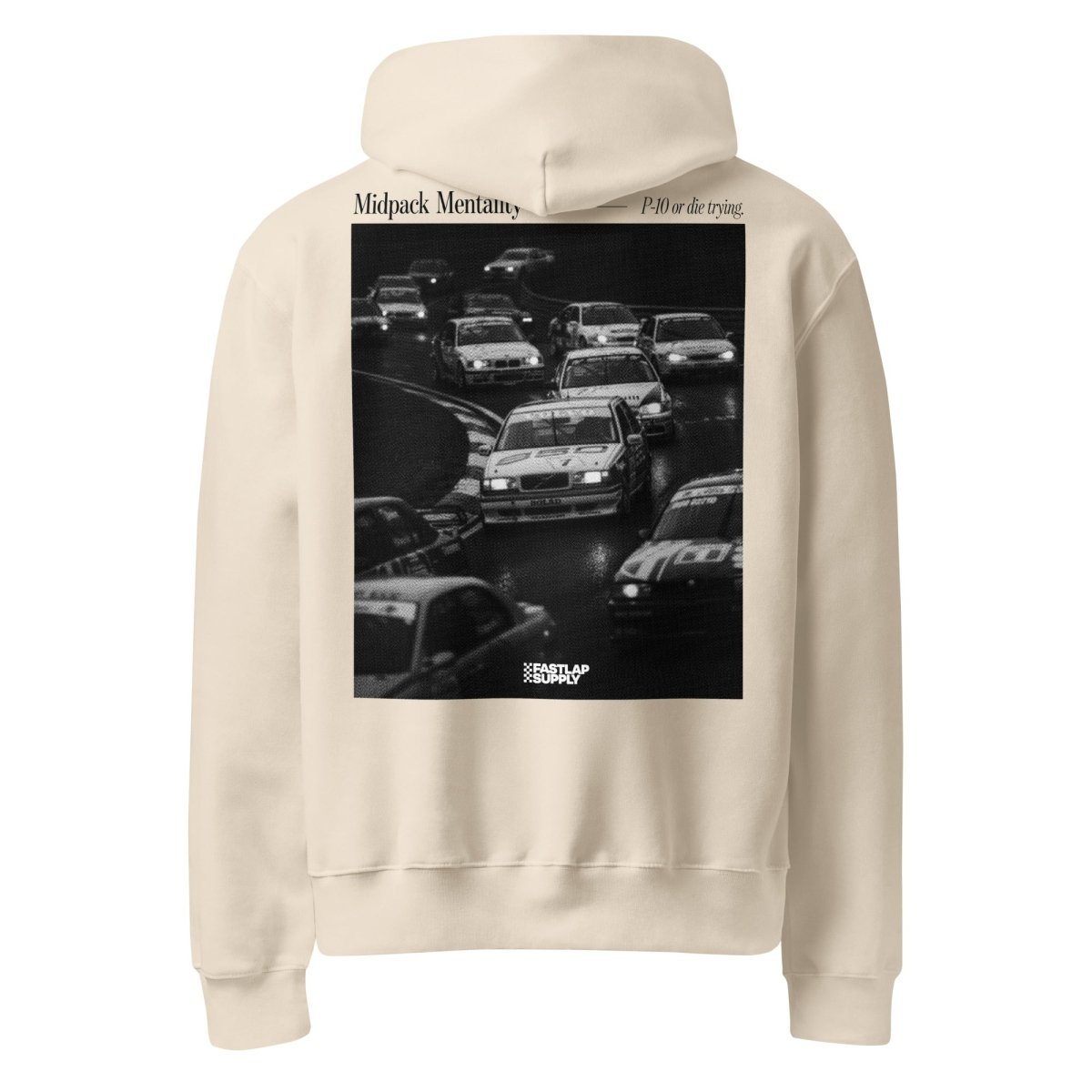 FastLap Supply Midpack in the Rain - Heavyweight Hoodie - FastLap Supply