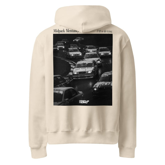 FastLap Supply Midpack in the Rain - Heavyweight Hoodie - FastLap Supply
