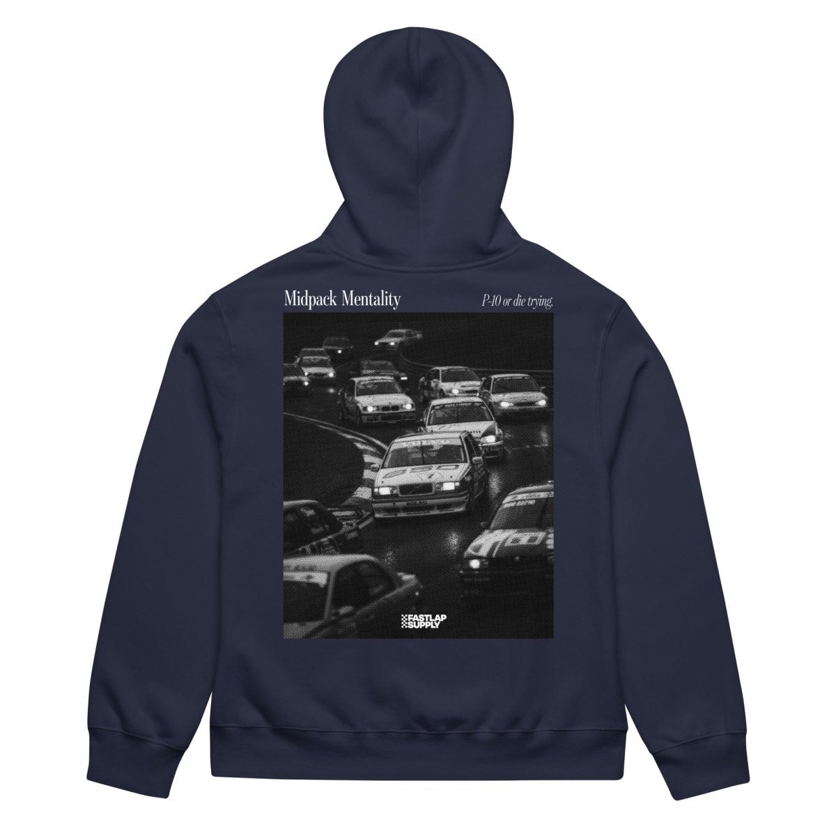 FastLap Supply Midpack in the Rain - Heavyweight Hoodie - FastLap Supply
