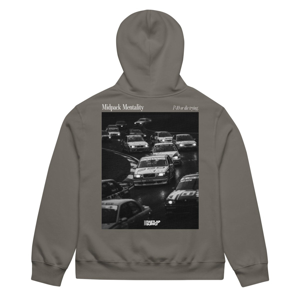 FastLap Supply Midpack in the Rain - Heavyweight Hoodie - FastLap Supply