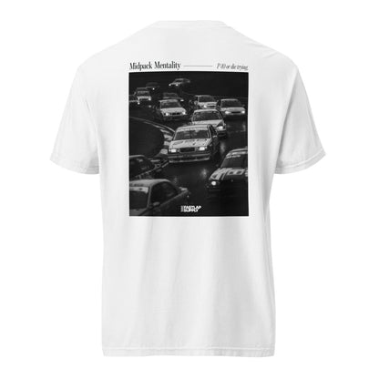 FastLap Supply Midpack in the Rain - Heavyweight T-Shirt - FastLap Supply