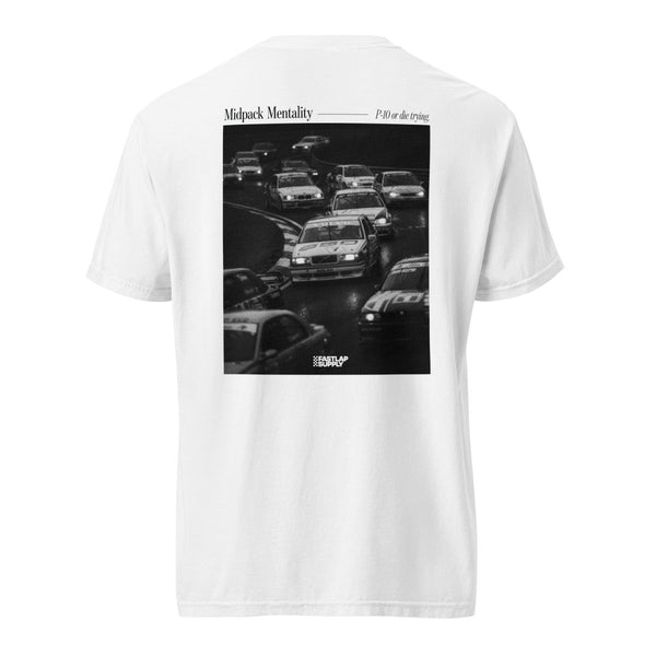 FastLap Supply Midpack in the Rain - Heavyweight T-Shirt