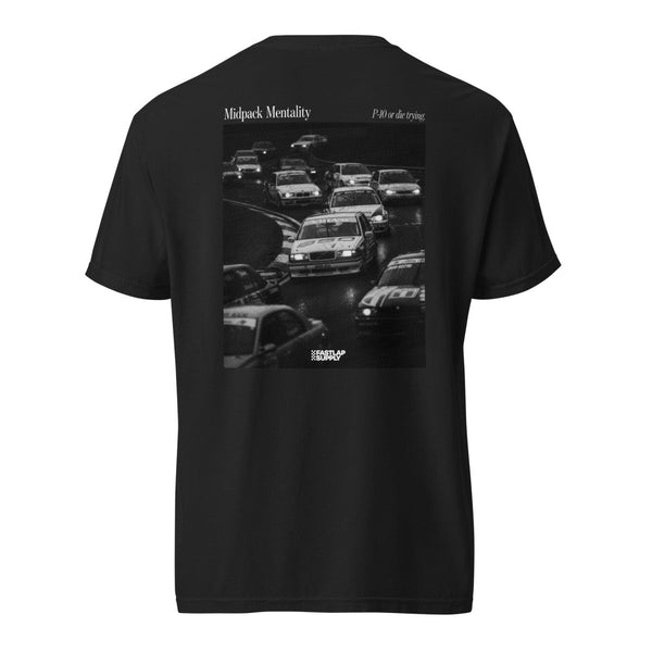 FastLap Supply Midpack in the Rain - Heavyweight T-Shirt