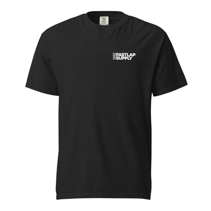 FastLap Supply Midpack in the Rain - Heavyweight T-Shirt - FastLap Supply