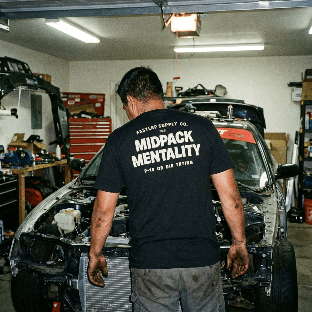 FastLap Supply Midpack Mentality - Heavyweight T-Shirt - FastLap Supply