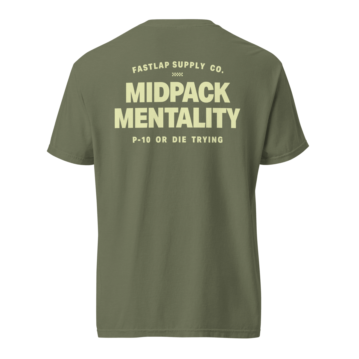 FastLap Supply Midpack Mentality - Heavyweight T-Shirt - FastLap Supply