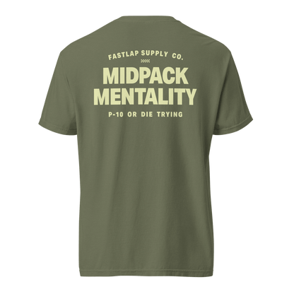 FastLap Supply Midpack Mentality - Heavyweight T-Shirt - FastLap Supply