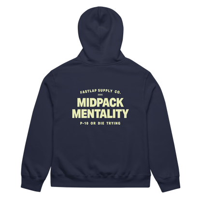 FastLap Supply - MidPack Mentality - oversized heavyweight hoodie - FastLap Supply