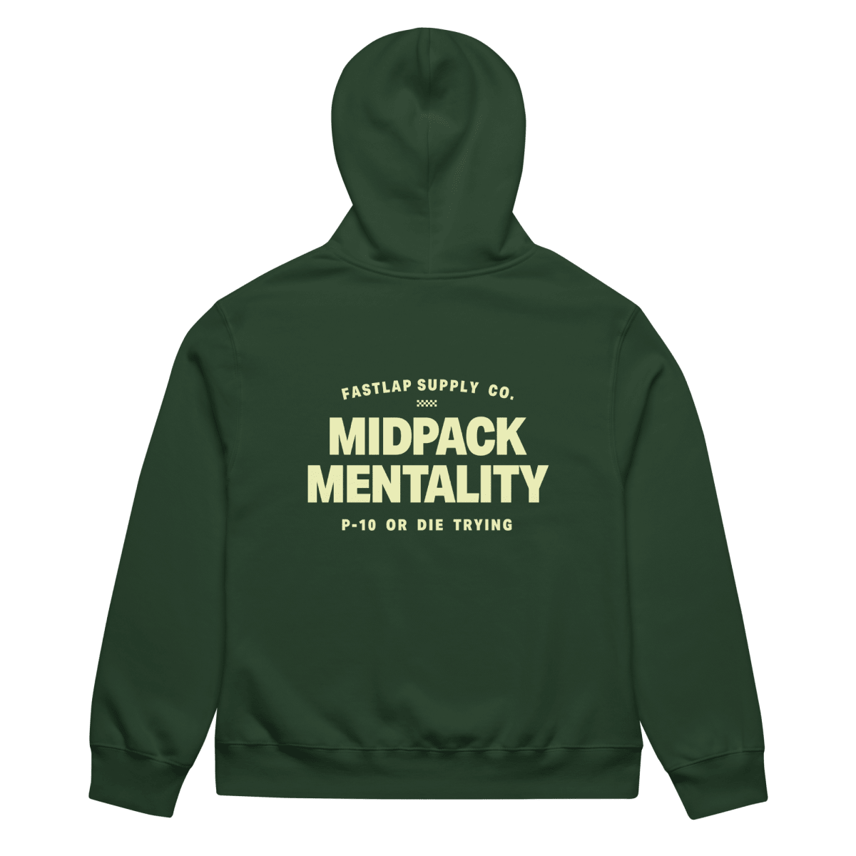 FastLap Supply - MidPack Mentality - oversized heavyweight hoodie - FastLap Supply