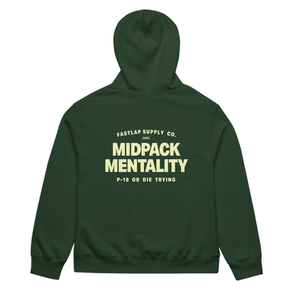 FastLap Supply - MidPack Mentality - oversized heavyweight hoodie - FastLap Supply