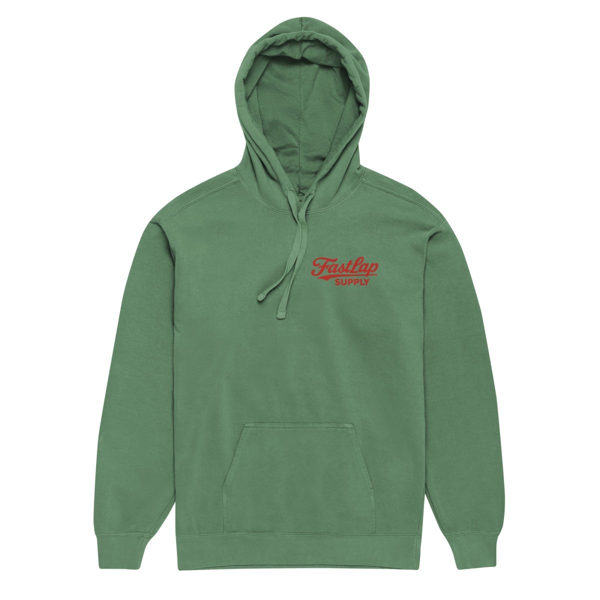 FastLap Supply We Race For Beer Garment-Dyed Hoodie - FastLap Supply