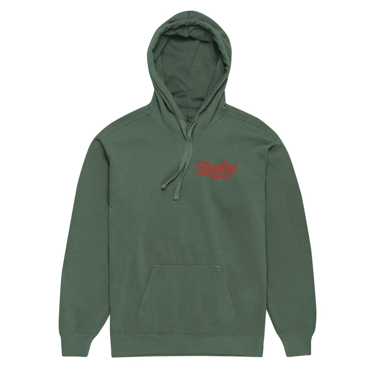 FastLap Supply We Race For Beer Garment-Dyed Hoodie - FastLap Supply