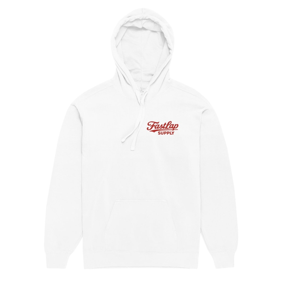 FastLap Supply We Race For Beer Garment-Dyed Hoodie - FastLap Supply