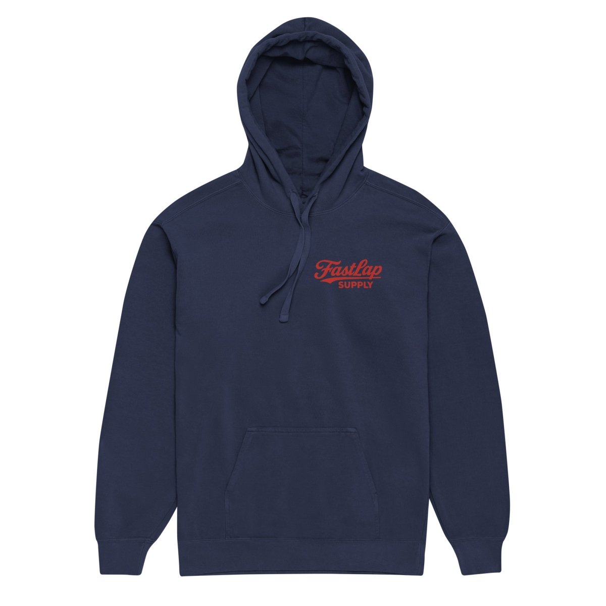 FastLap Supply We Race For Beer Garment-Dyed Hoodie - FastLap Supply