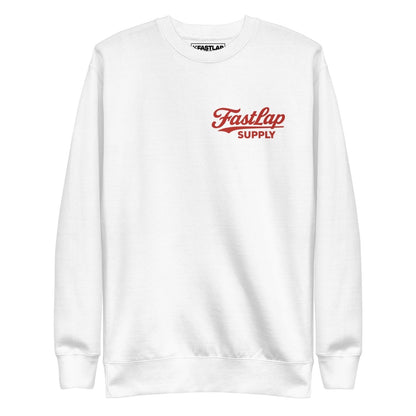 FastLap Supply We Race For Beer Premium Sweatshirt - FastLap Supply