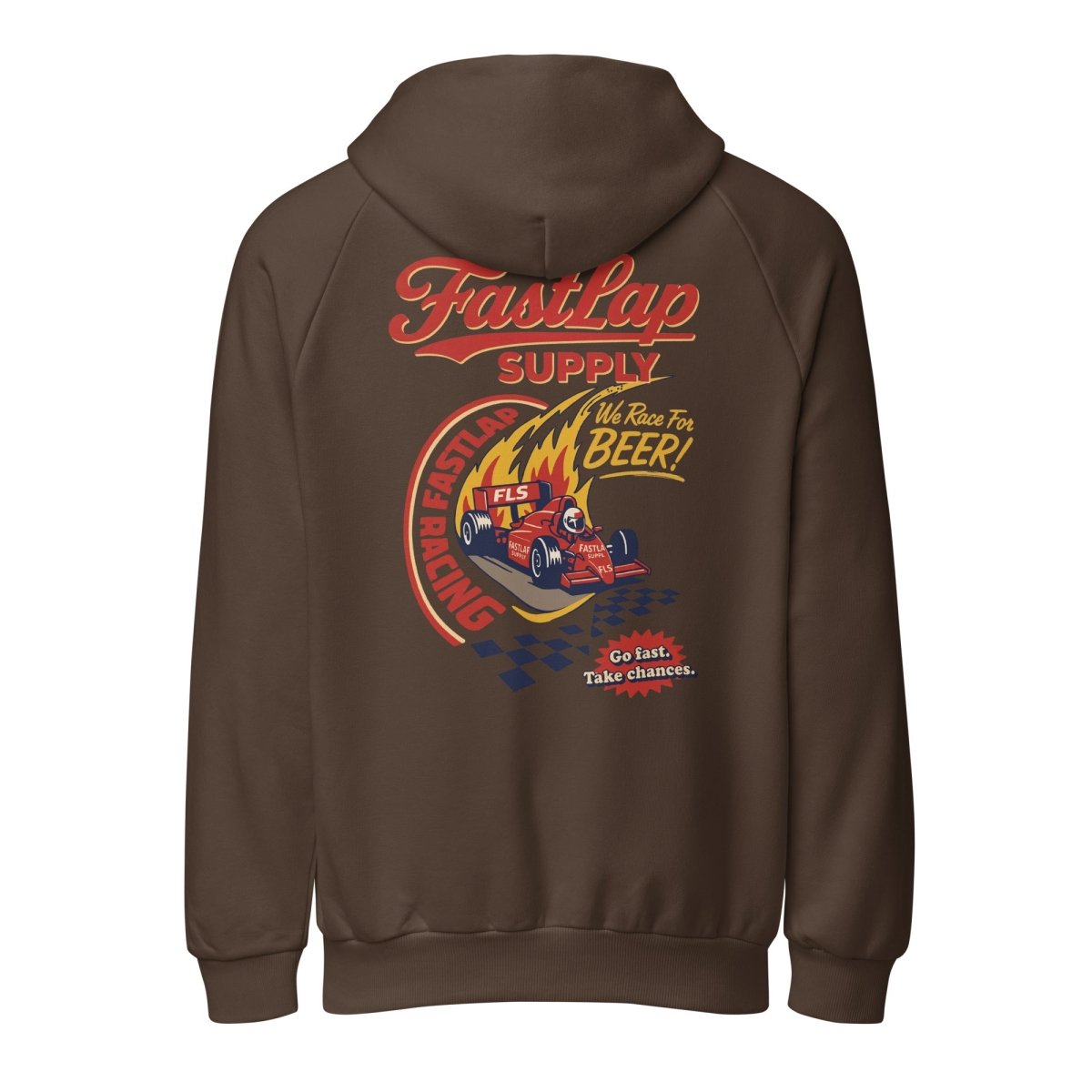 FastLap Supply We Race For Beer - Super Heavyweight Hoodie - FastLap Supply