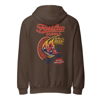 FastLap Supply We Race For Beer - Super Heavyweight Hoodie - FastLap Supply