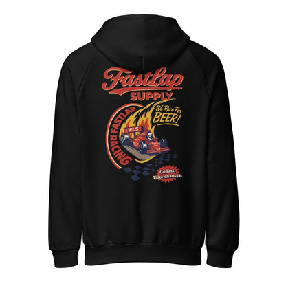 FastLap Supply We Race For Beer - Super Heavyweight Hoodie - FastLap Supply