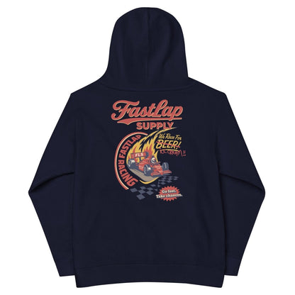 FastLap Supply We Race For Ice Cream Kids fleece hoodie - FastLap Supply