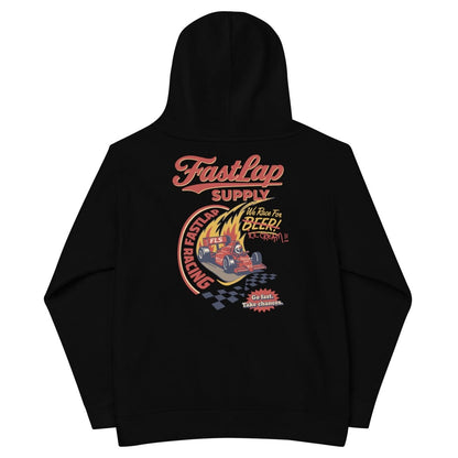 FastLap Supply We Race For Ice Cream Kids fleece hoodie - FastLap Supply