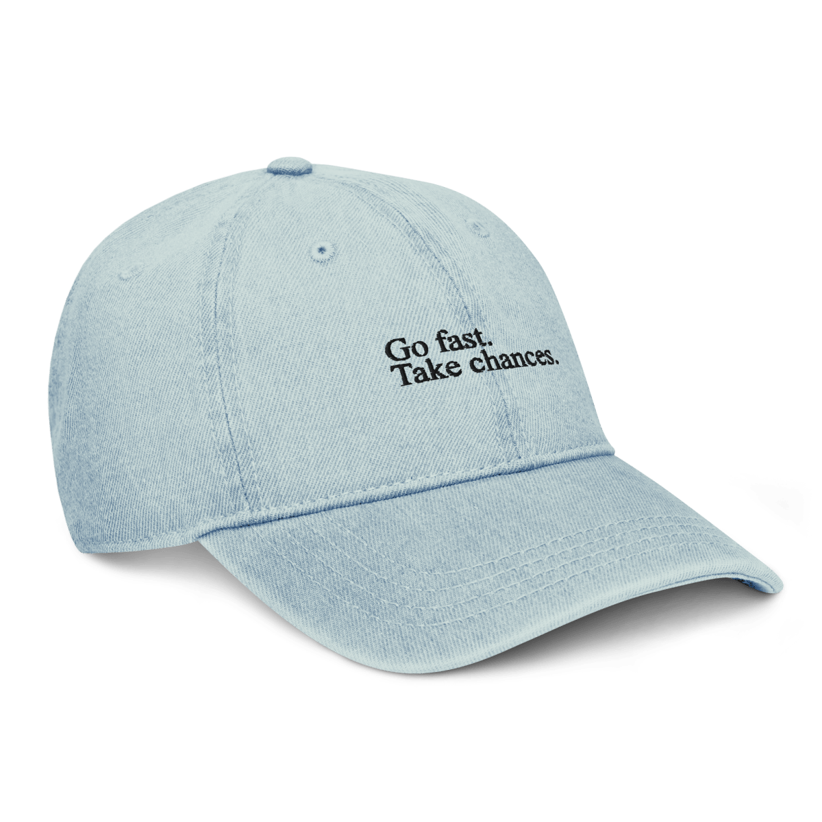 Go Fast. Take Chances. Denim Hat - FastLap Supply