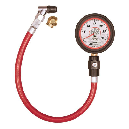 Longacre Deluxe Tire Gauge - 0-30 PSI - FastLap Supply