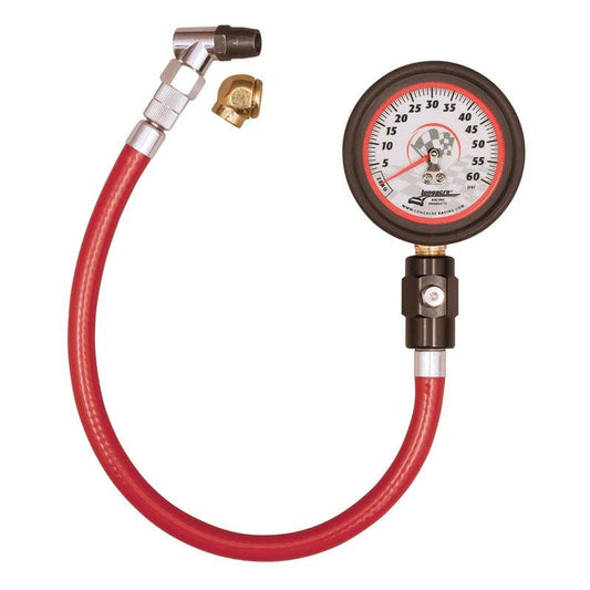 Longacre Deluxe Tire Gauge - 0-60 PSI - FastLap Supply