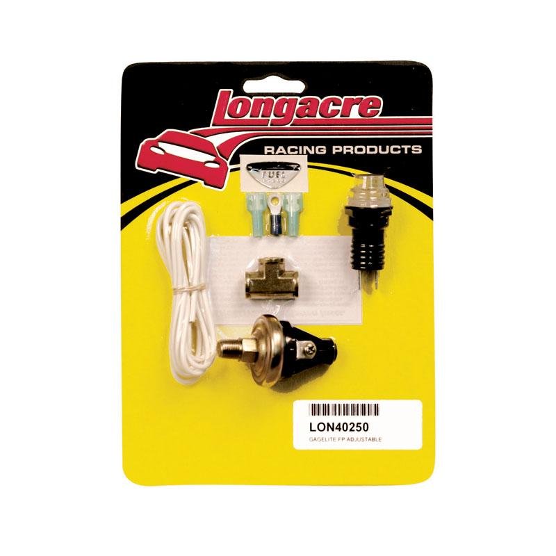 Longacre Fuel Pressure Warning Light Kit - 2-7 PSI - FastLap Supply