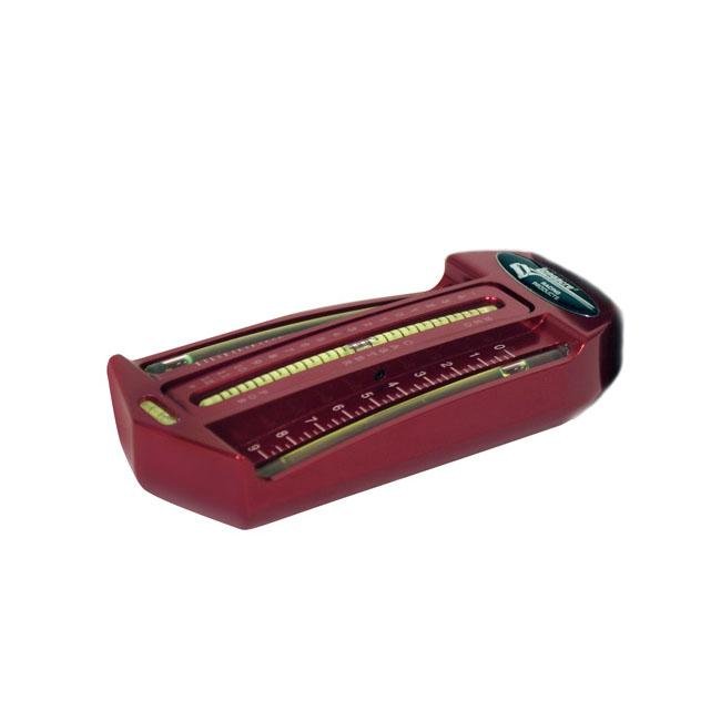 Longacre Red Billet Caster/Camber Gauge - No Adapter - FastLap Supply