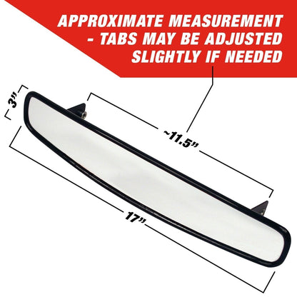 Longacre Replacement Wide Angle Mirrors - 17" - FastLap Supply
