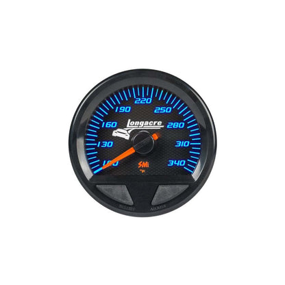 Longacre SMI Elite Waterproof Temperature Gauge - 100-340 Degrees - FastLap Supply
