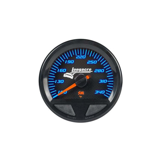 Longacre SMI Elite Waterproof Temperature Gauge - 100-340 Degrees - FastLap Supply