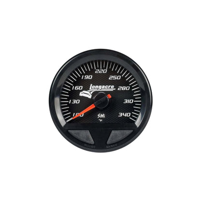 Longacre SMI Elite Waterproof Temperature Gauge - 100-340 Degrees - FastLap Supply