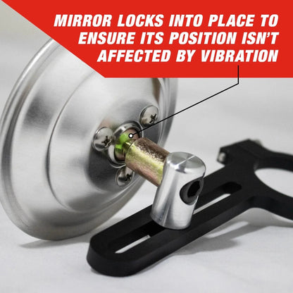 Longacre Spot Mirror - Fits 1.75" Bar - FastLap Supply