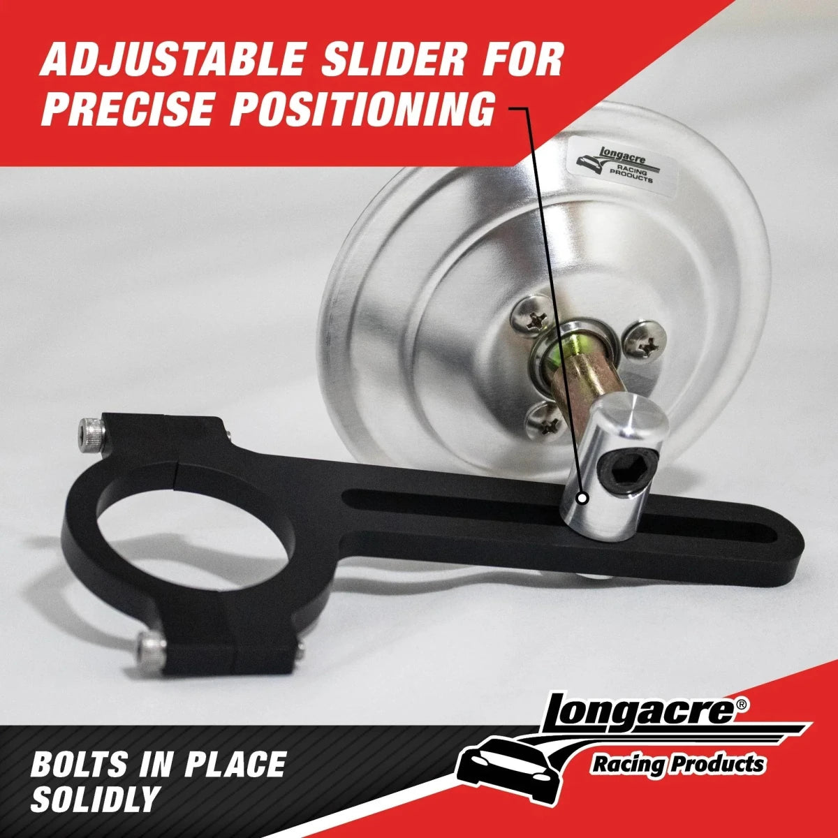 Longacre Spot Mirror - Fits 1.75" Bar - FastLap Supply