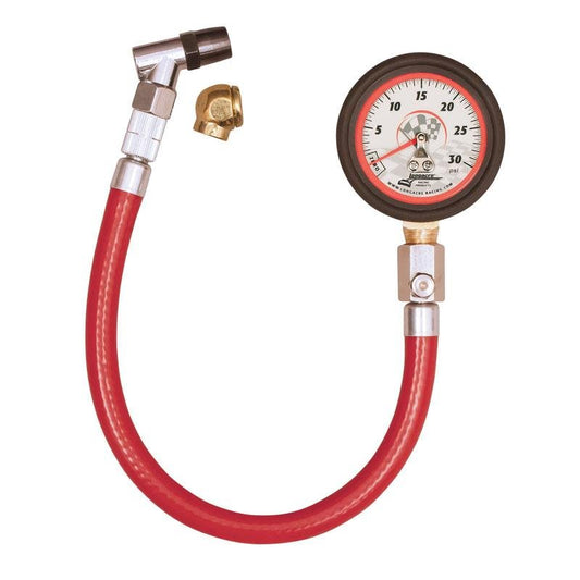 Longacre Standard Tire Gauge - 0-30 PSI - FastLap Supply