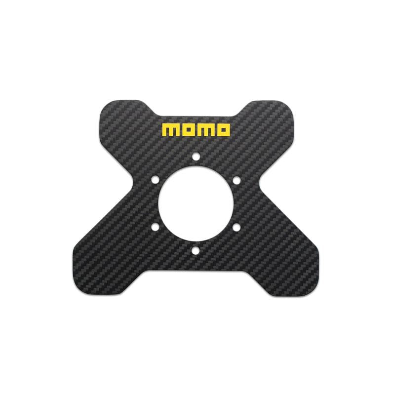 Momo Carbon Fiber Steering Wheel Accessory Plate - FastLap Supply
