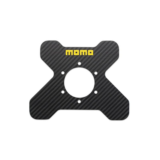 Momo Carbon Fiber Steering Wheel Accessory Plate - FastLap Supply