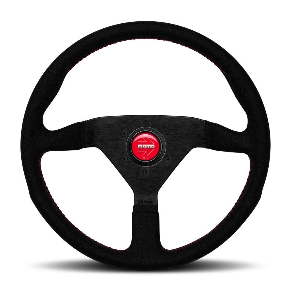 Momo Montecarlo Alcantara Steering Wheel - FastLap Supply