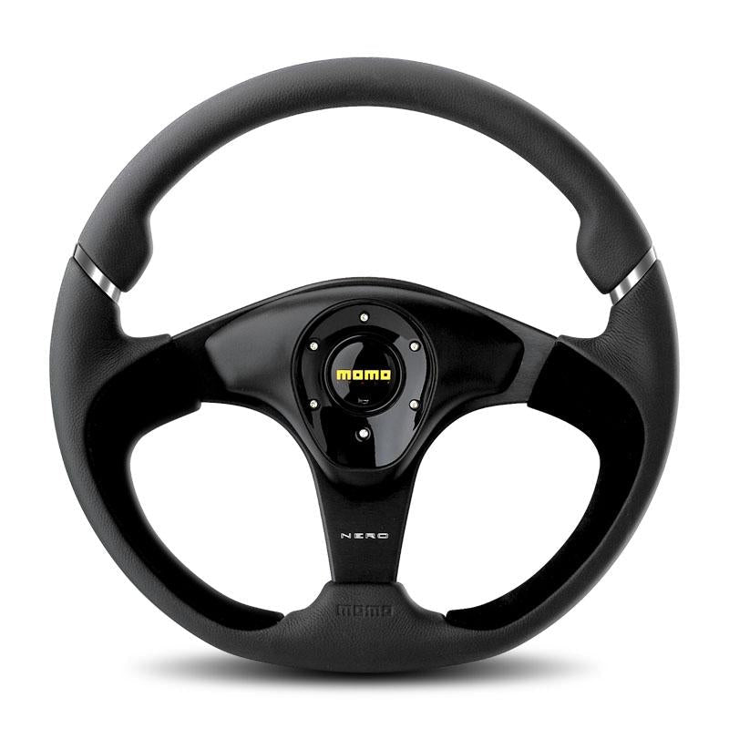 Momo Nero Steering Wheel - FastLap Supply