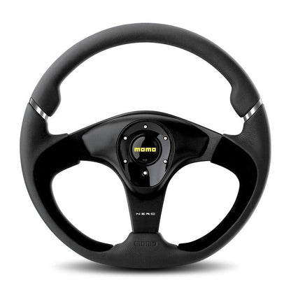 Momo Nero Steering Wheel - FastLap Supply