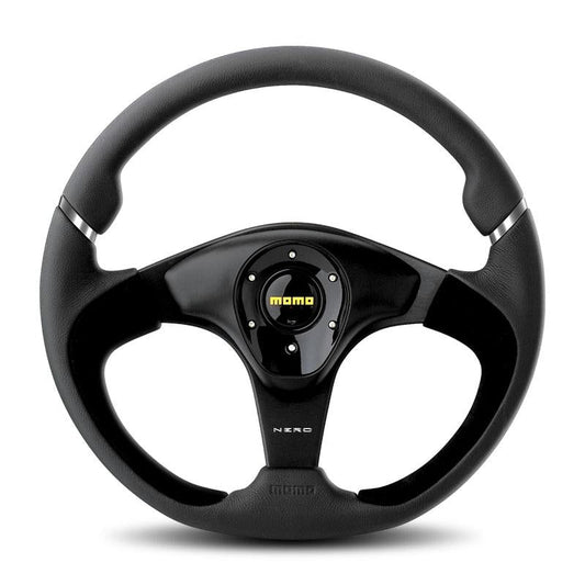 Momo Nero Steering Wheel - FastLap Supply