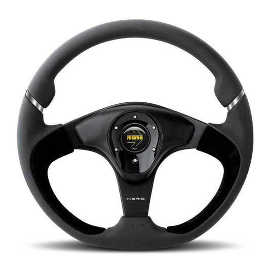 Momo Nero Steering Wheel - FastLap Supply