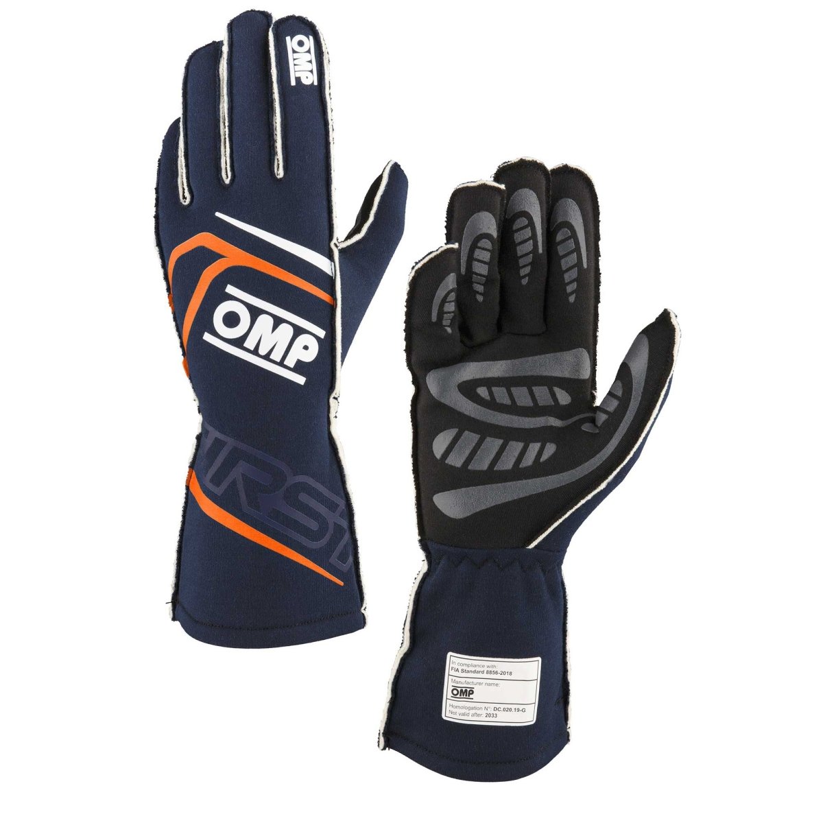 OMP First FIre Resistant Racing Gloves - FIA 8856-2018 - FastLap Supply
