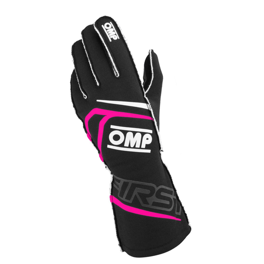 OMP First FIre Resistant Racing Gloves - FIA 8856-2018 - FastLap Supply