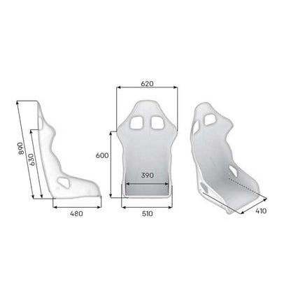 OMP First-R Racing Seat - FastLap Supply